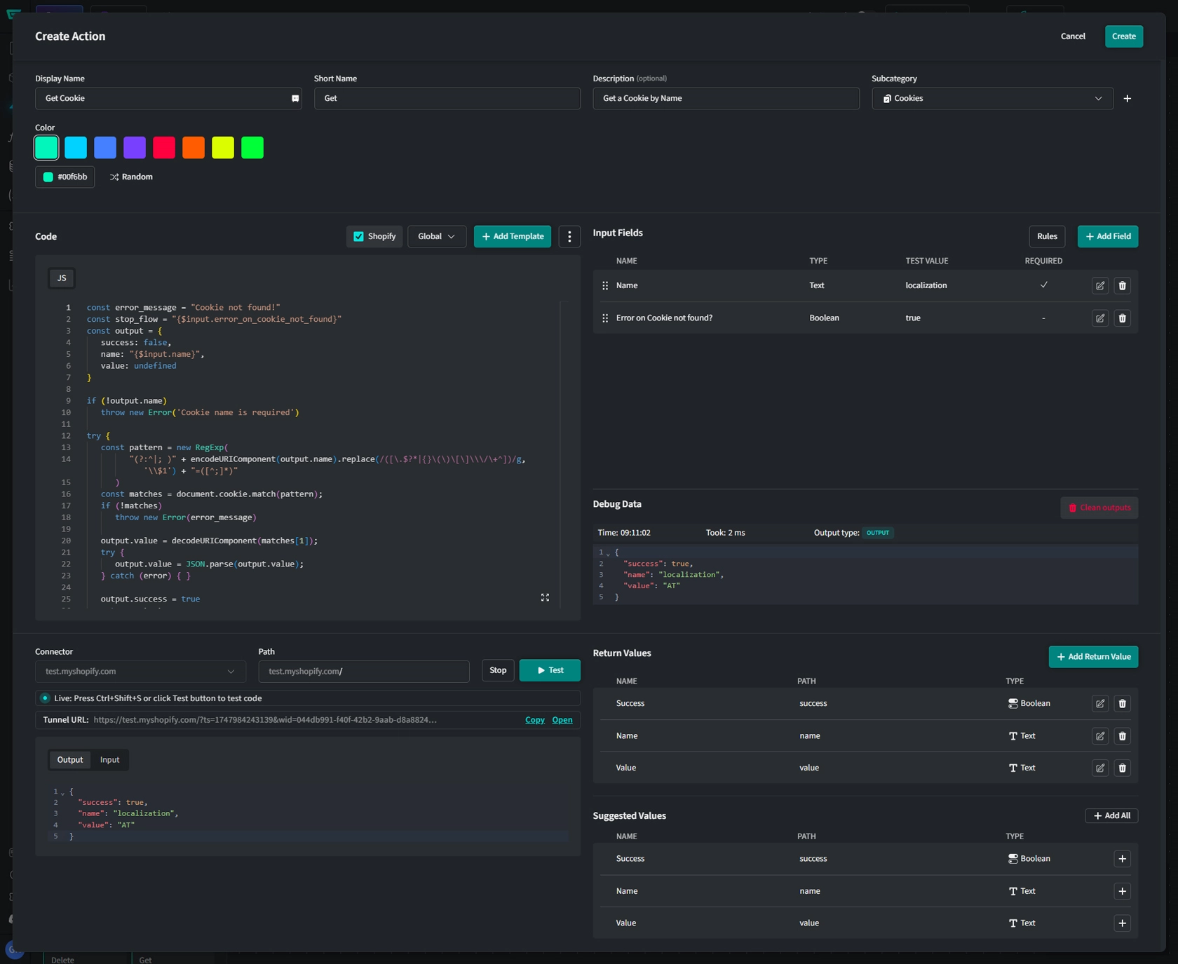 Save &amp; Publish Custom Action