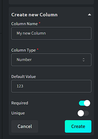 Add Data Collection Column