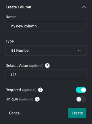 Add Data Collection Column