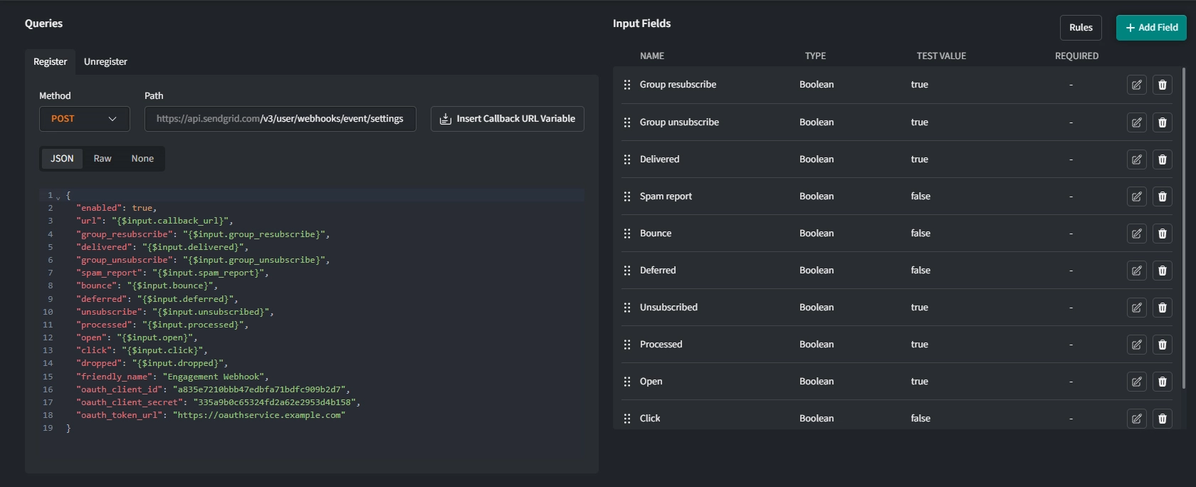 Use Input Fields